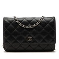 Chanel CC Matelassé Cuir d’agneau Wallet on Chain