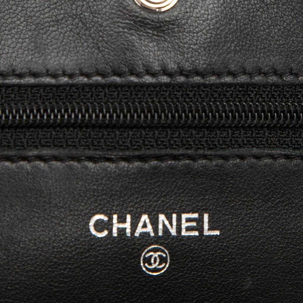 Chanel CC Matelassé Cuir d’agneau Wallet on Chain