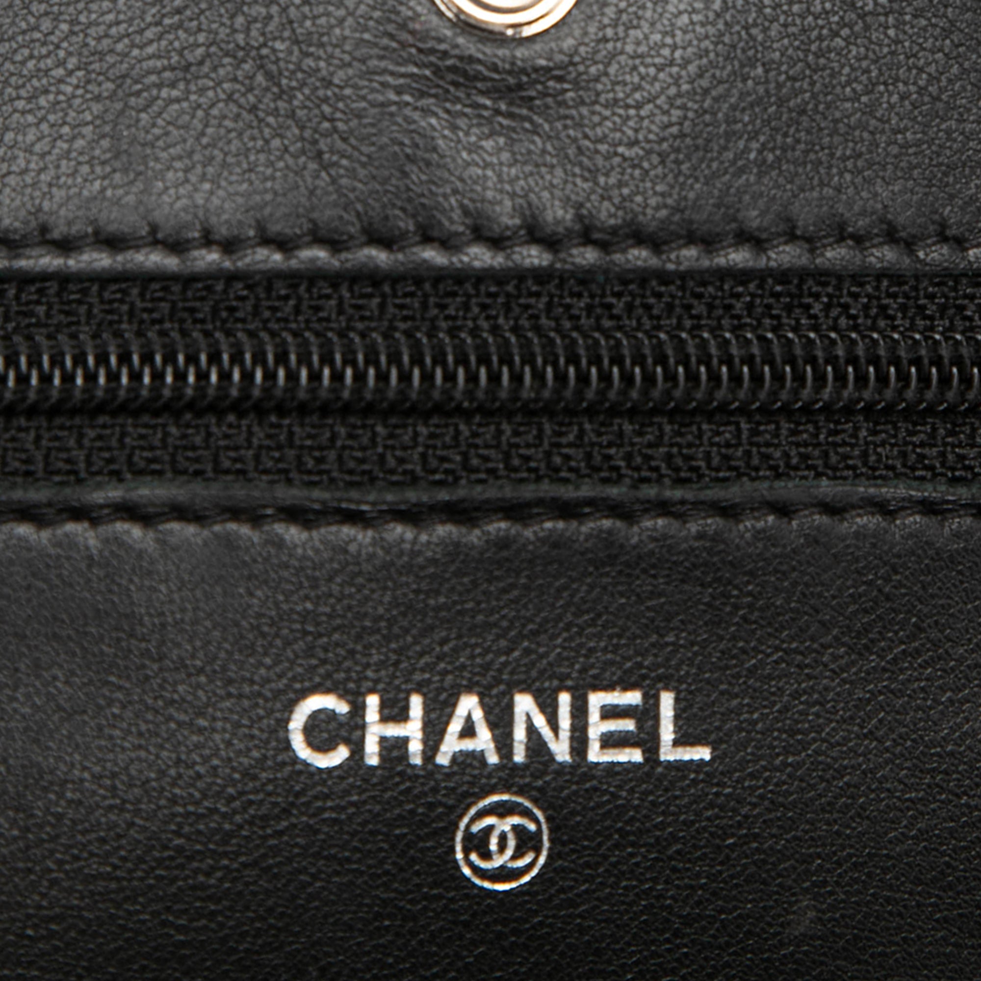 Chanel CC Matelassé Cuir d’agneau Wallet on Chain