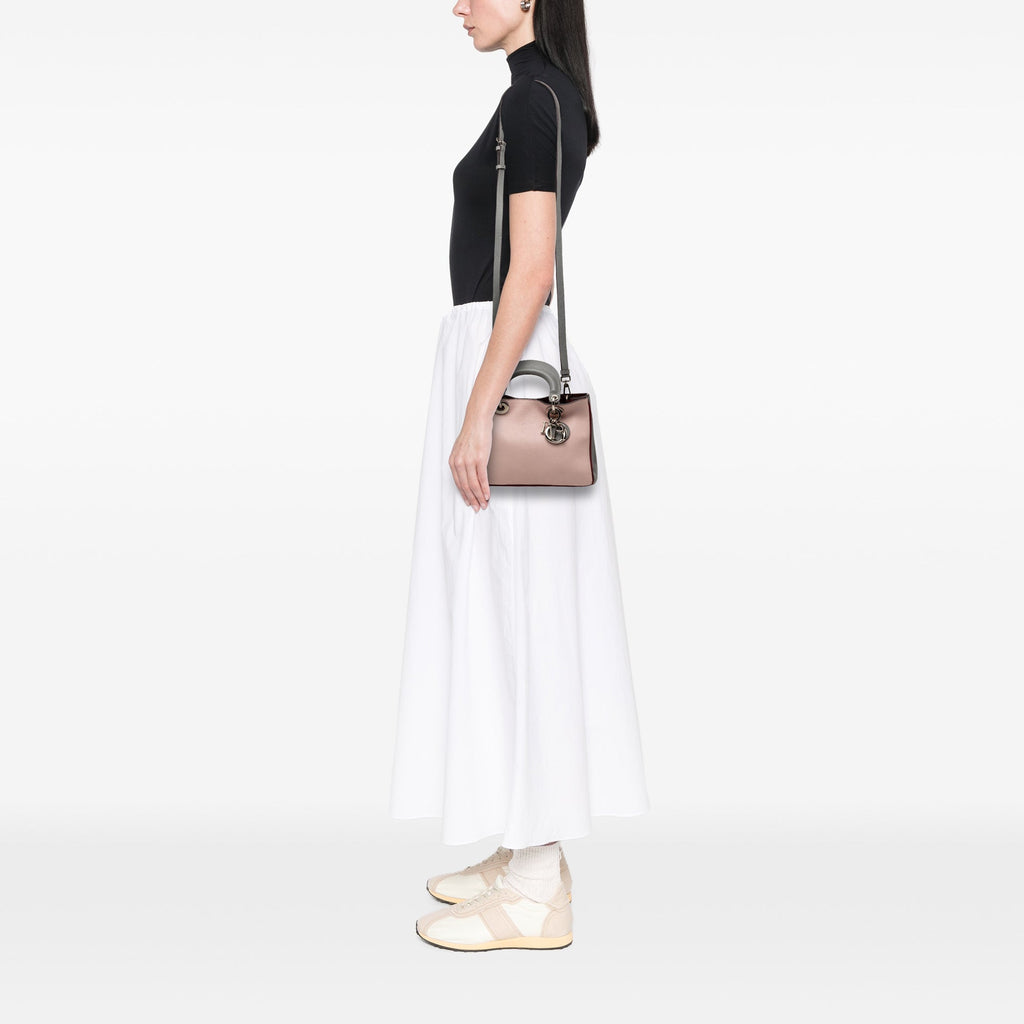Dior Mini Tricolor Cuir Diorissimo Sac Multi