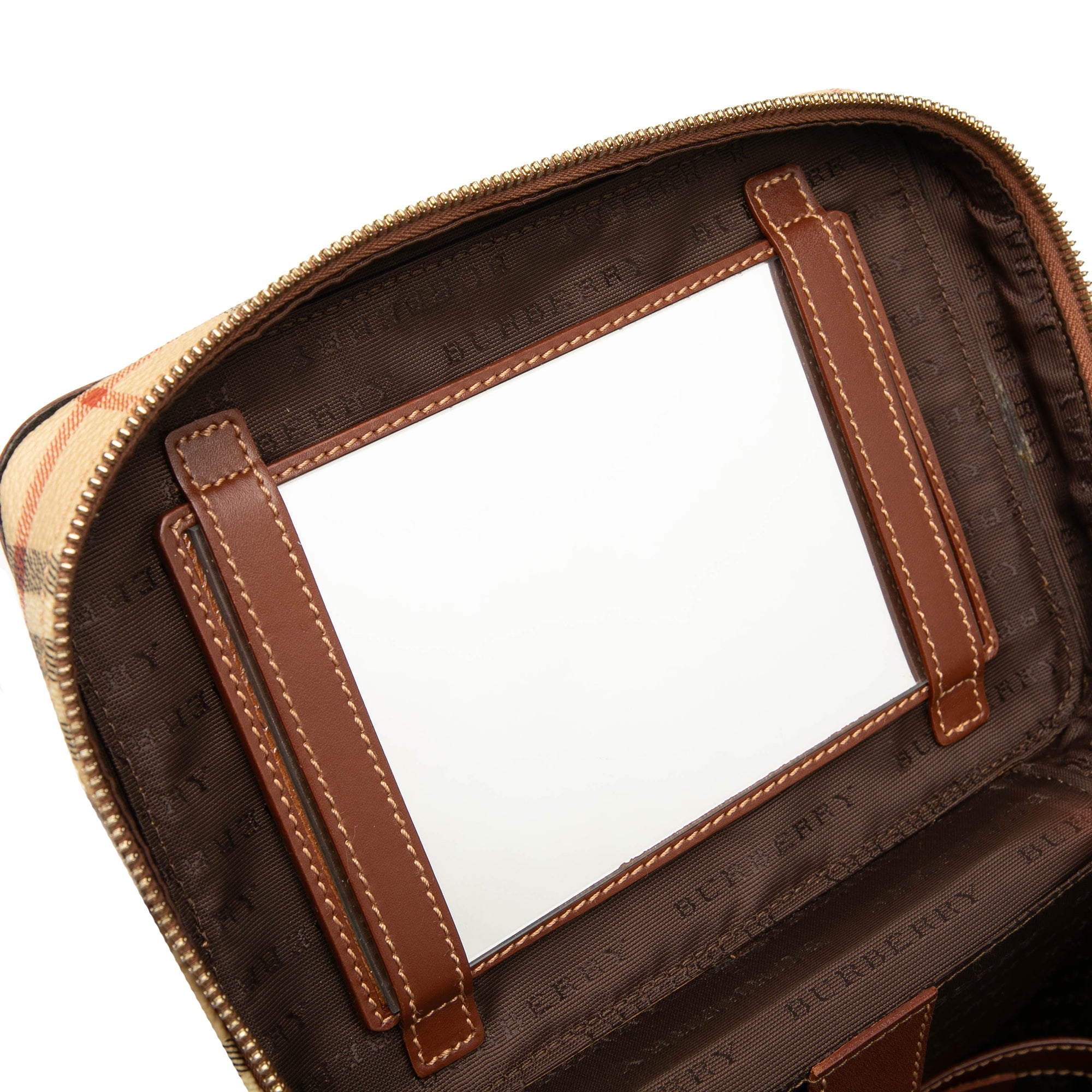 Burberry Haymarket Check Coated Toile Vanity