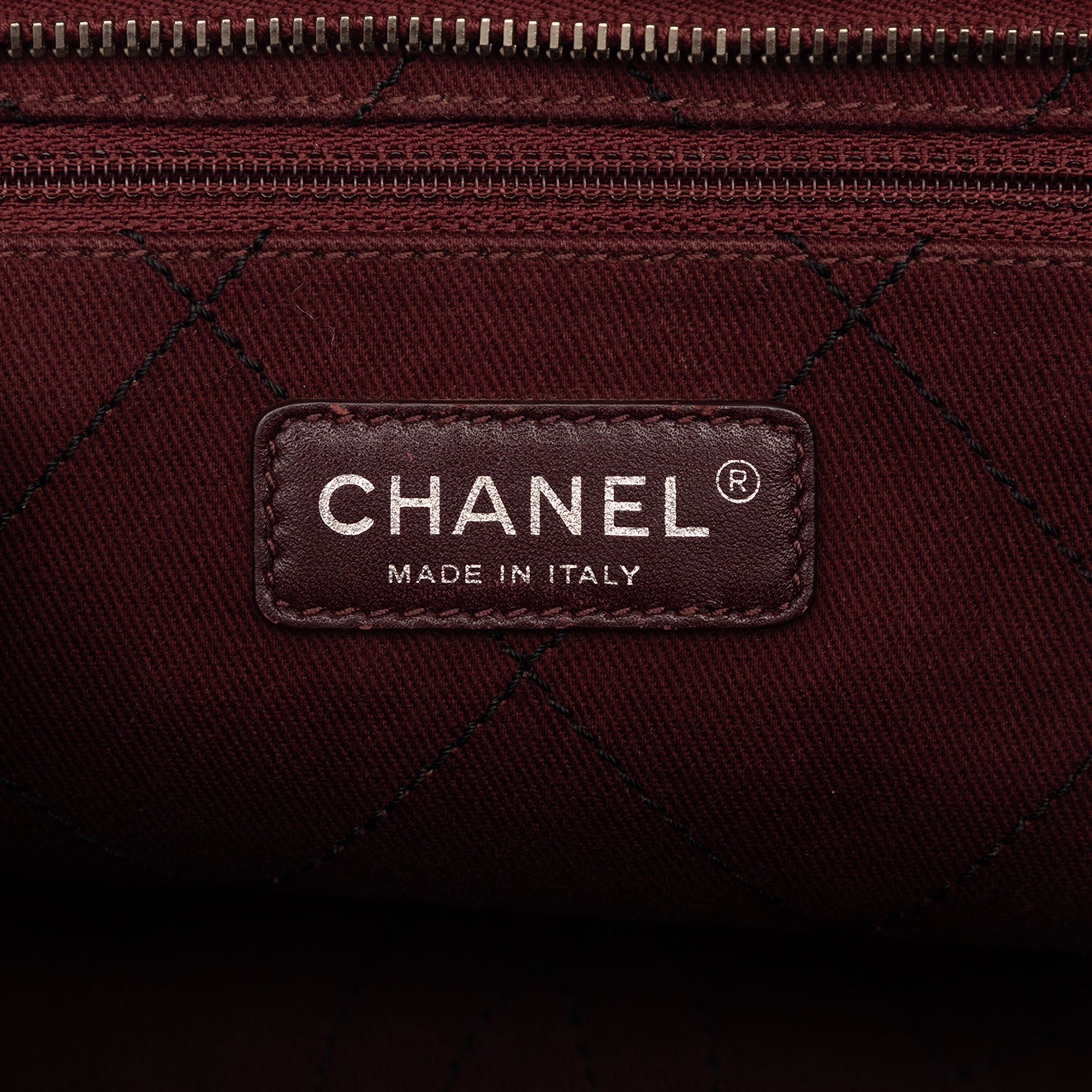 Chanel CC Caviar Wild Stitch On the Road Cabas
