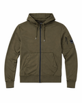 Cp Company 16cm Hooded Lens Full Zip Lens In Ivy Green