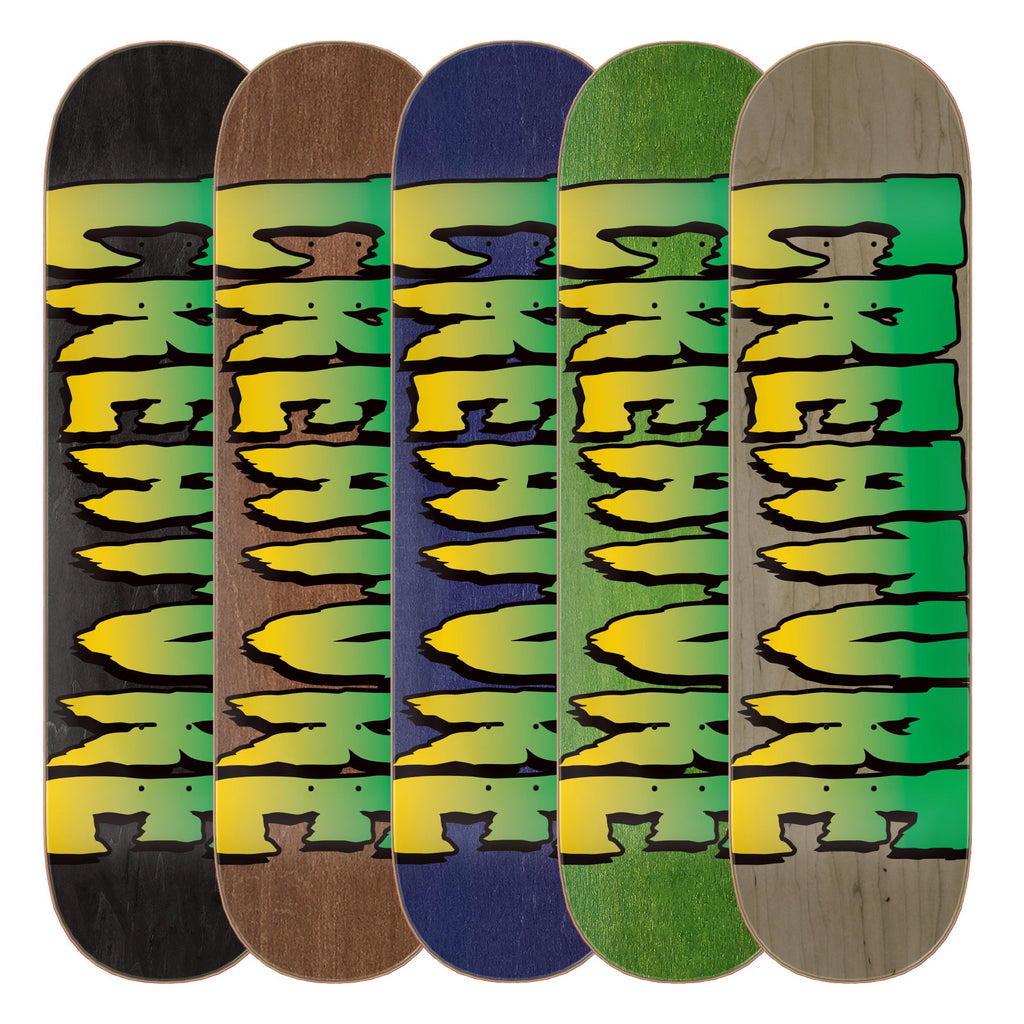 Creature Skateboard Deck Logo Stumps (Assorted) 9.0" x 32.15"