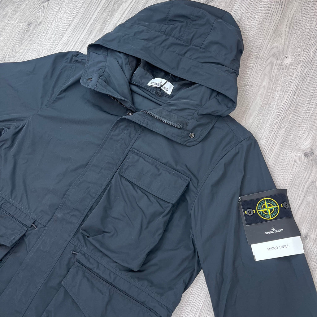 Stone Island Micro Twill Jacket - Black