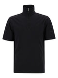 Cp Company 291A Half Zip Polo Shirt In Black