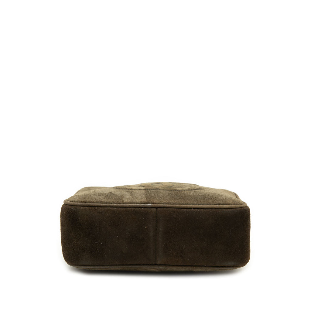 Chanel CC Daim Pompon Sac caméra