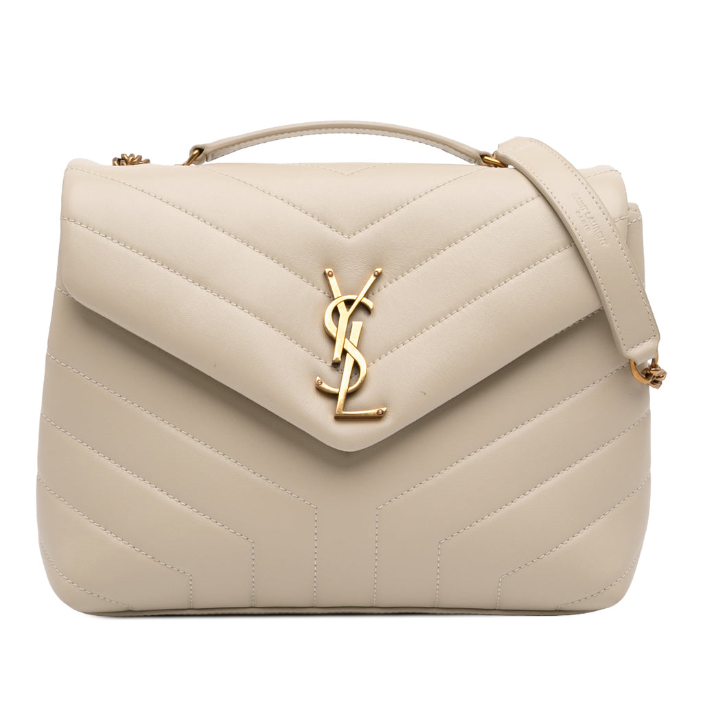 Saint Laurent Small Matelasse Cuir de veau Monogram LouLou Sac bandoulière