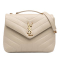 Saint Laurent Small Matelasse Cuir de veau Monogram LouLou Sac bandoulière