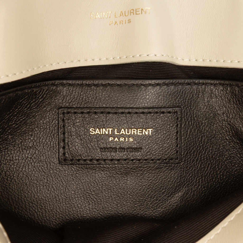 Saint Laurent Small Matelasse Cuir de veau Monogram LouLou Sac bandoulière