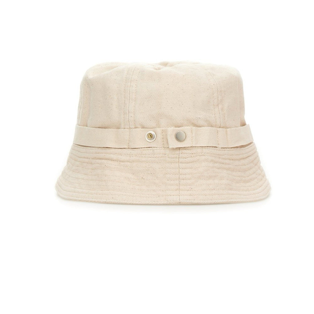 Cp Company Denim Bucket Hat Greig with Certilogo