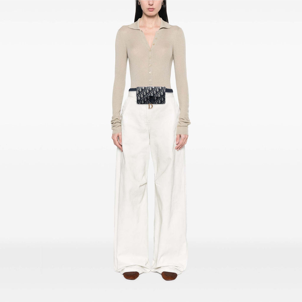 Dior Oblique Toile Saddle Sac ceinture