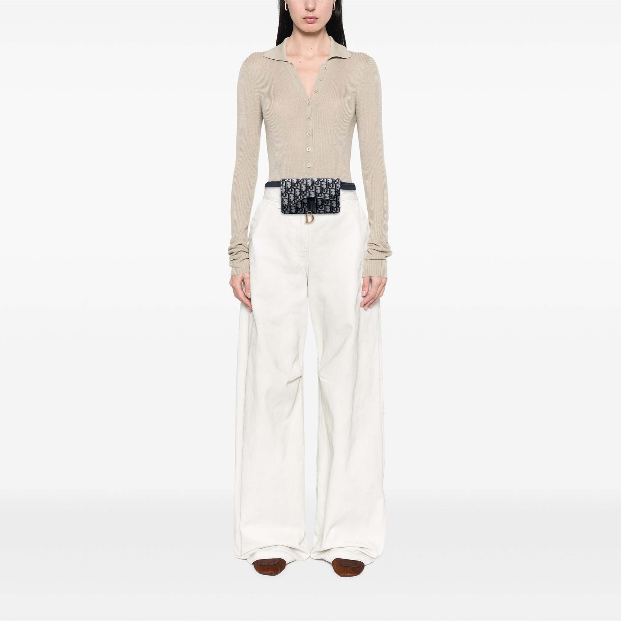Dior Oblique Toile Saddle Sac ceinture