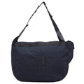 Cp Company Plain Paper Touch Zipped Logo Bag In Navy with Certilogo