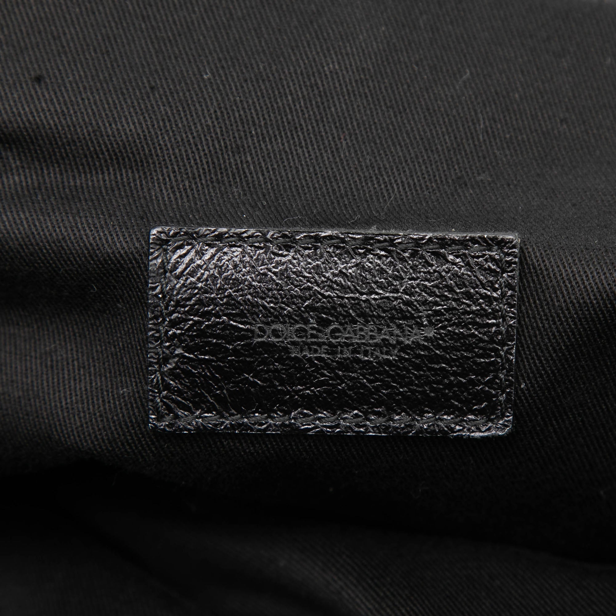 Dolce & Gabbana Woven Cuir Net Handle Sac