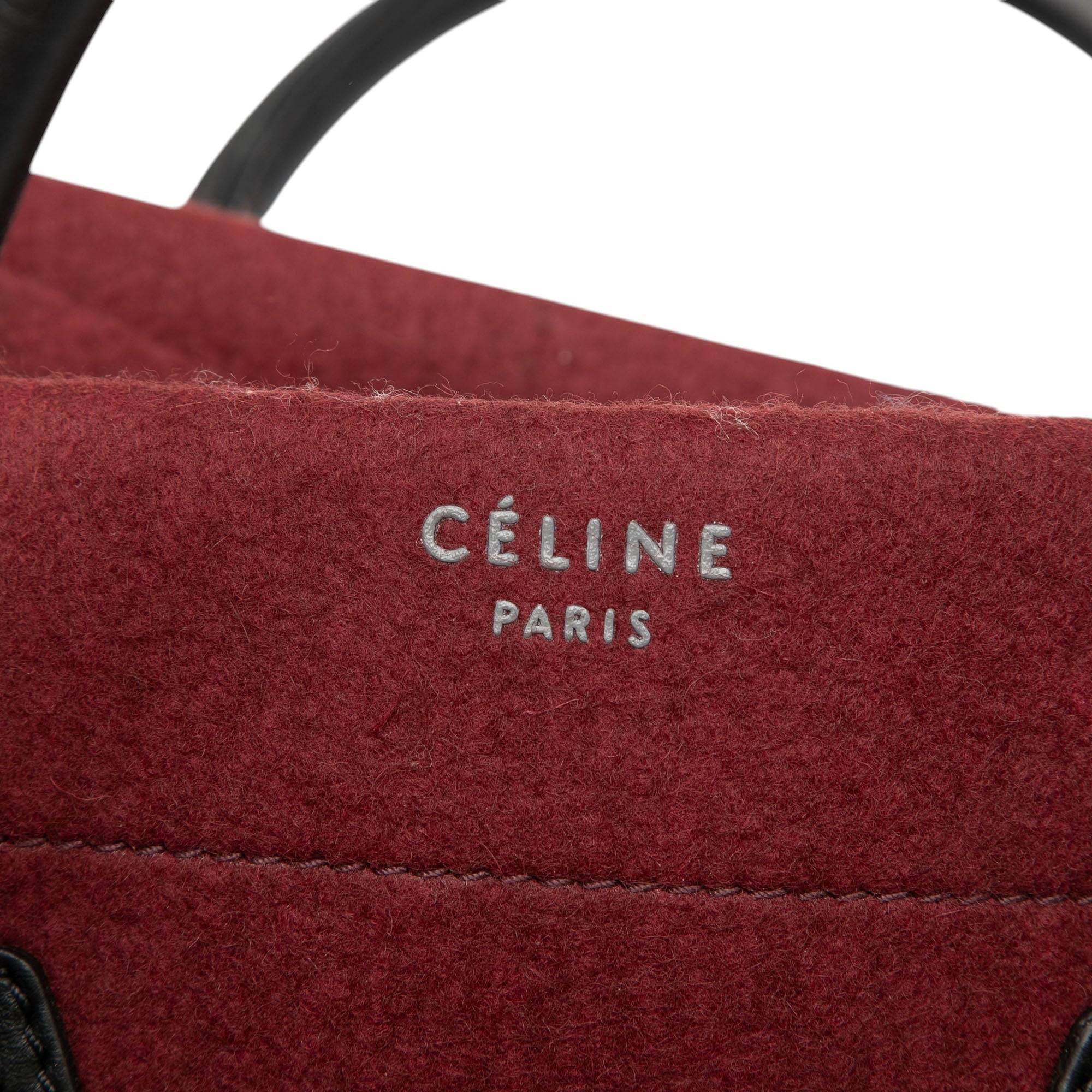 Celine Medium Felt Phantom Luggage Cabas