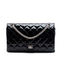 Chanel Matelassé Cuir verni Reissue 2.55 Double rabat 226