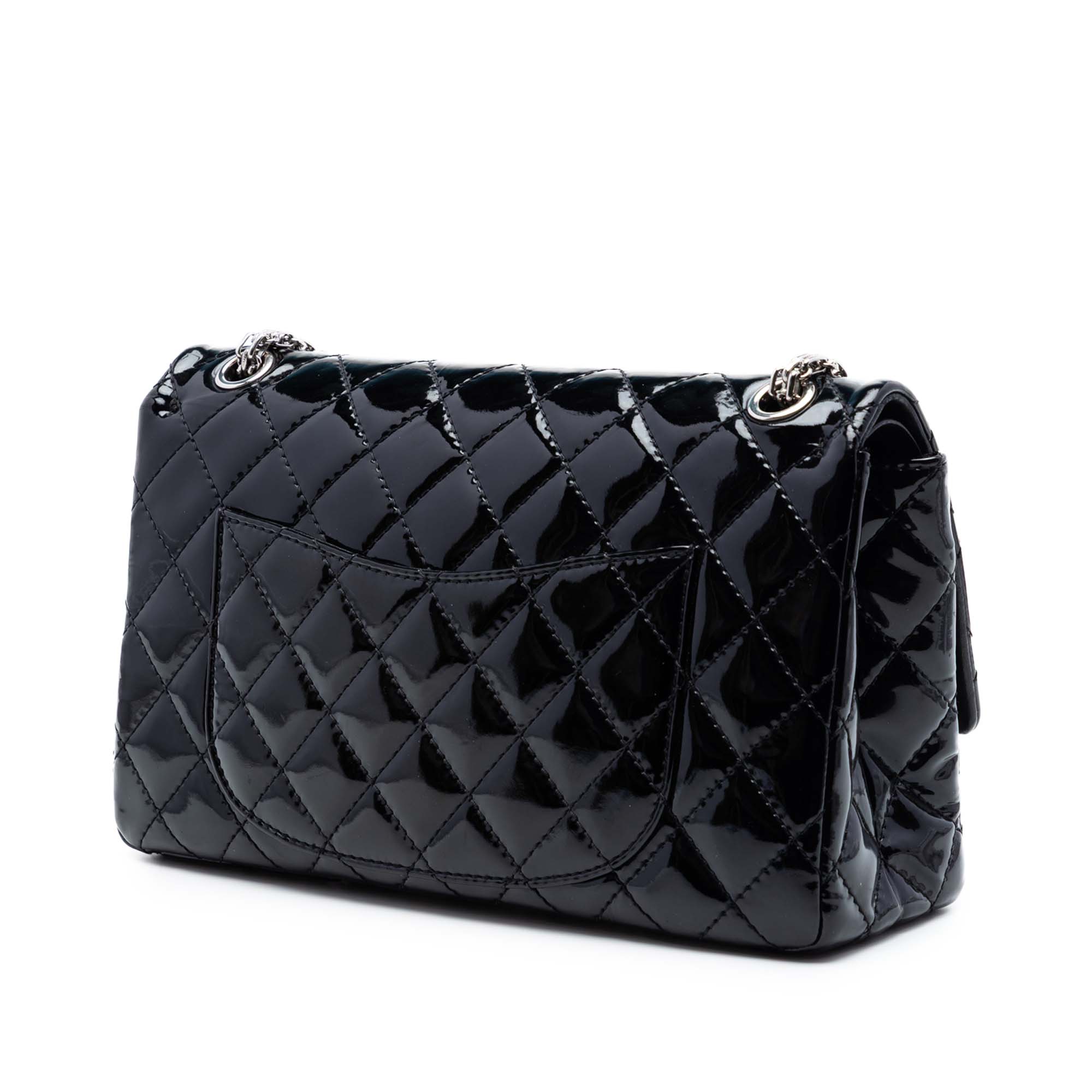 Chanel Matelassé Cuir verni Reissue 2.55 Double rabat 226