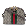 Gucci Small GG Supreme Web Ophidia Dome Sac porté croisé
