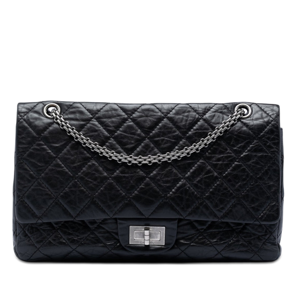 Chanel Matelassé vieilli Cuir de veau Reissue 2.55 Double rabat 227