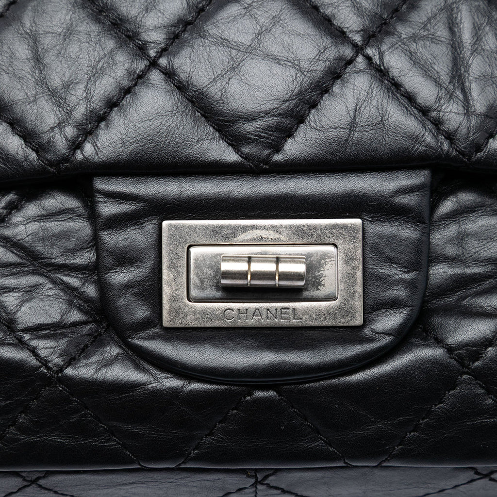 Chanel Matelassé vieilli Cuir de veau Reissue 2.55 Double rabat 227