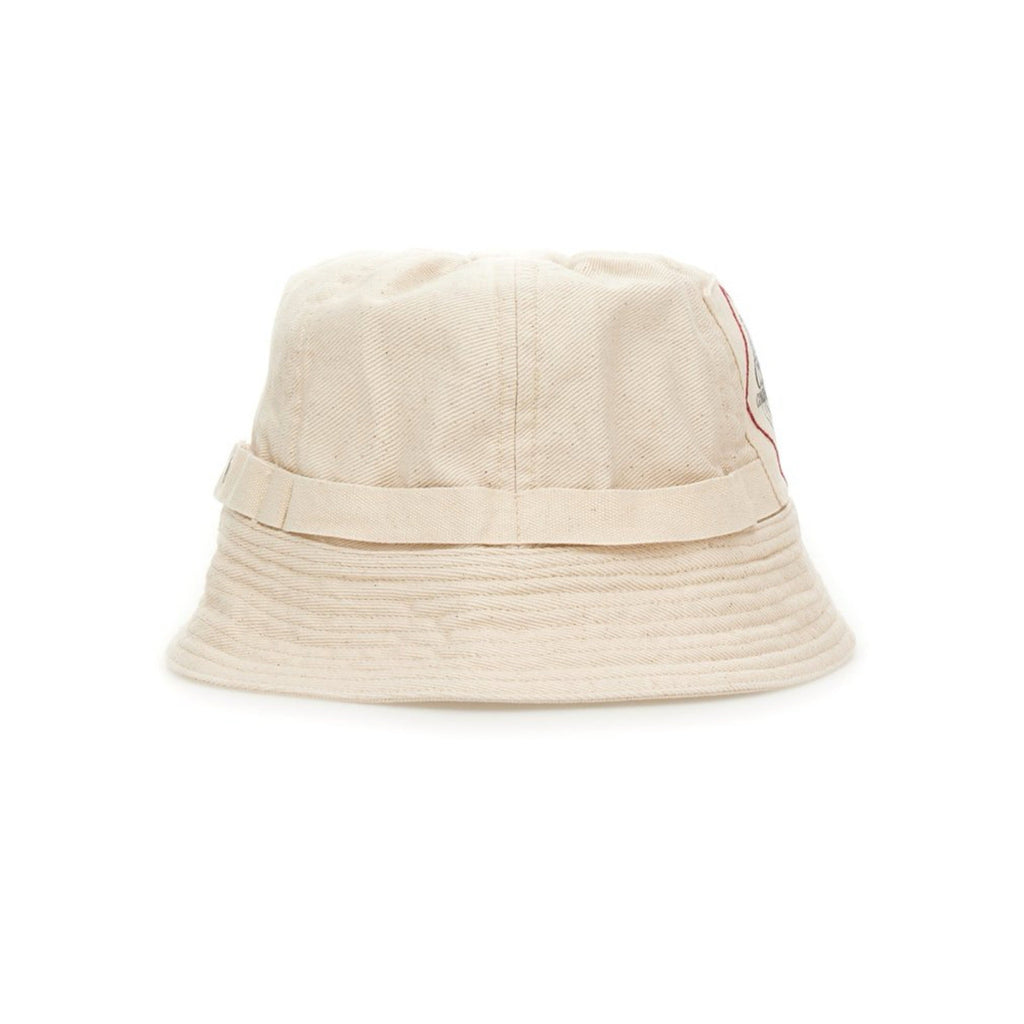 Cp Company Denim Bucket Hat Greig with Certilogo