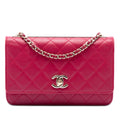 Chanel Matelassé Cuir d’agneau Trendy CC Wallet on Chain