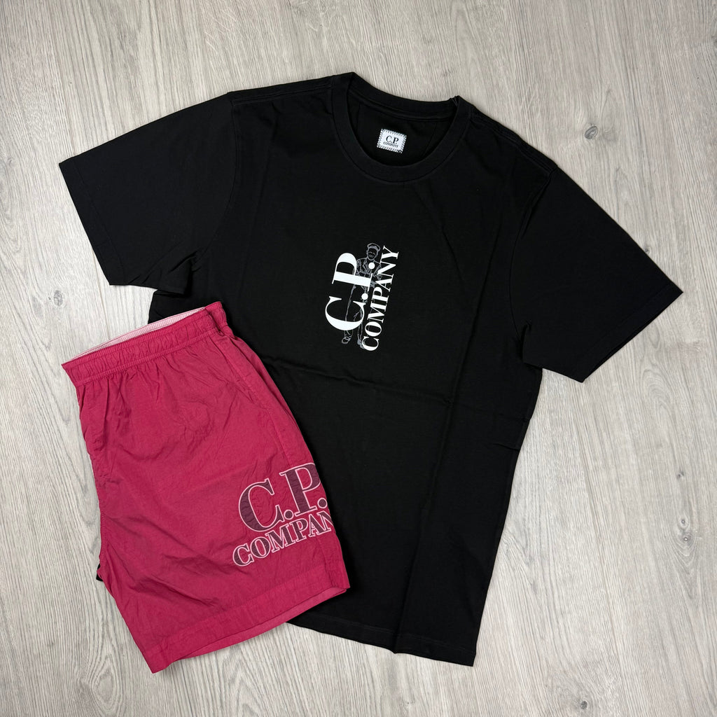 CP Company Holiday Set - Black/Red Bud