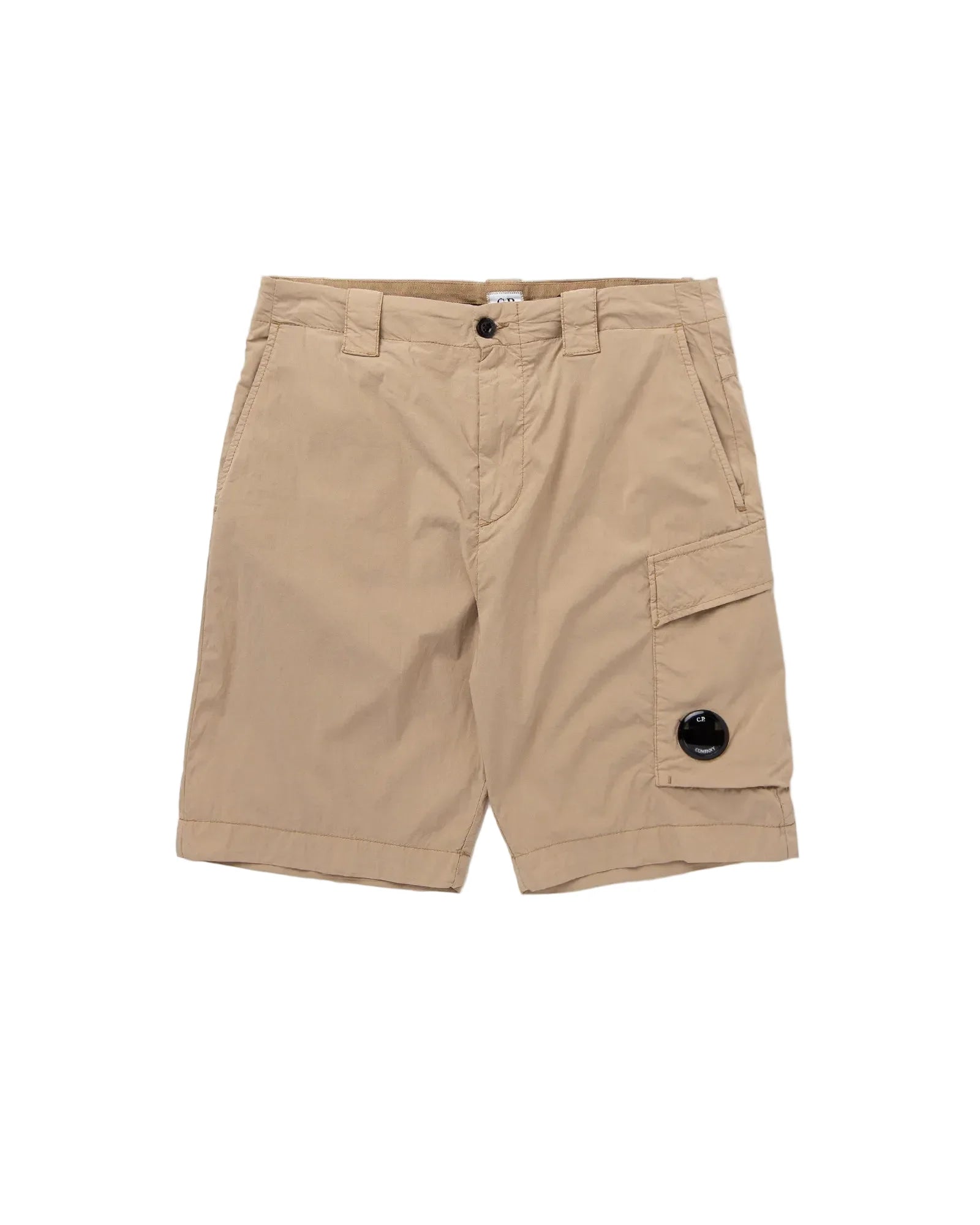 Cp Company 268A 50 Fili Stretch Utility Shorts In Cobblestone