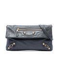 Balenciaga Cuir d’agneau Motocross Giant 12 Envelope Pochette With Strap