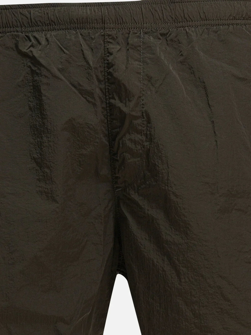 Cp Company Eco-Chrome British Sailor Swim Shorts In Ivy Green With Certilogo
