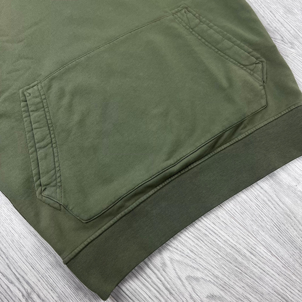Stone Island Dyed Hoodie - Military