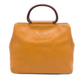 Chanel CC Caviar Wood anse supérieure Cabas