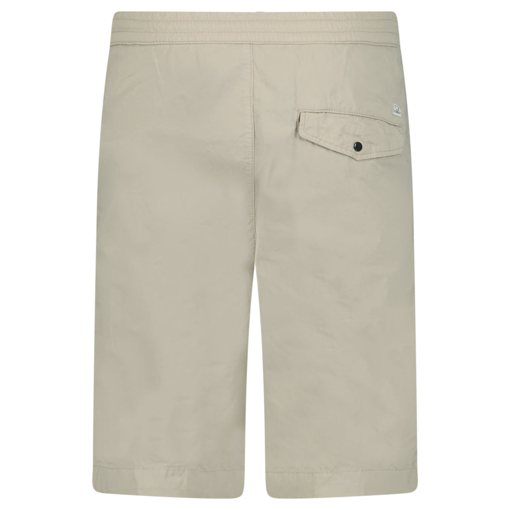 Cp Company Microreps No Peach Logo Bermuda Cargo Shorts In Vintage Khaki With Certilogo