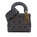 Dior Mini Jean Cannage clouté Supple Lady Dior