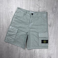 Stone Island 'Panama' Cargo Shorts - Sage