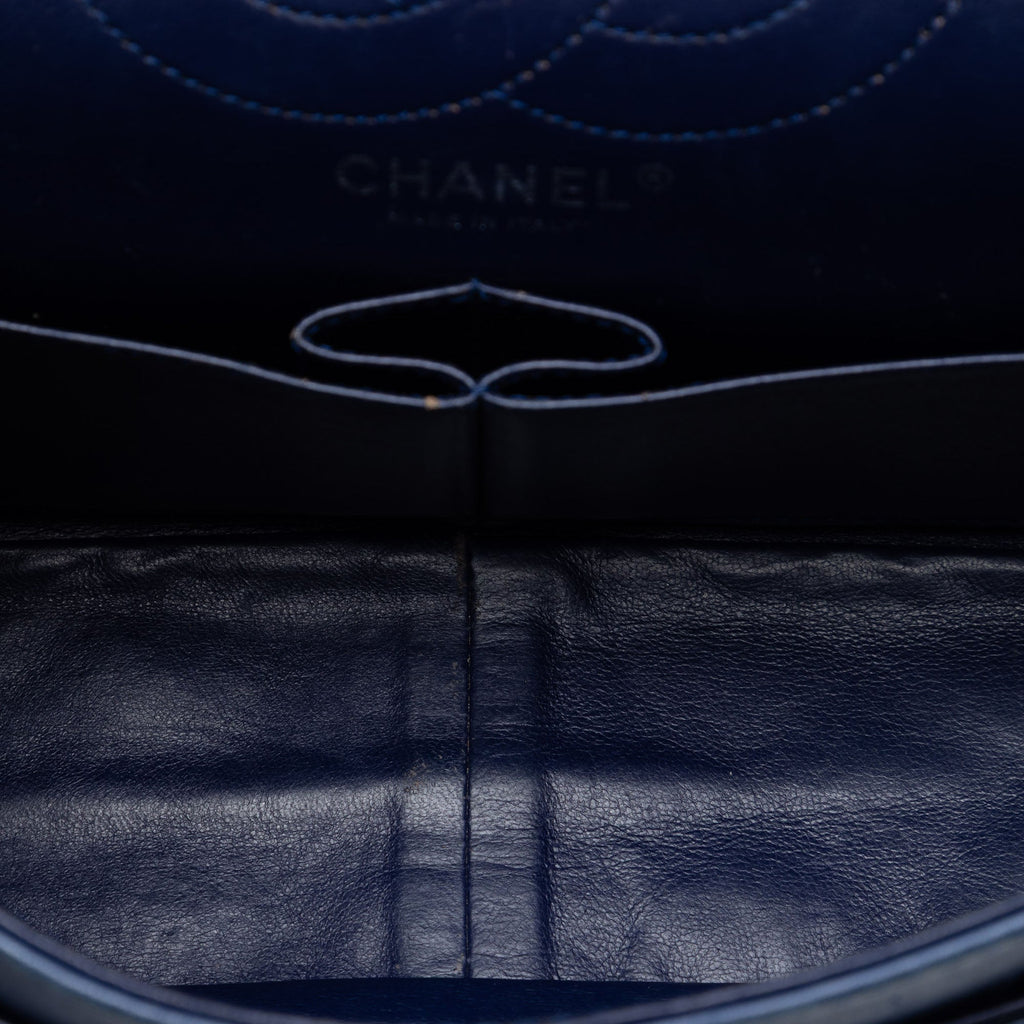 Chanel Matelassé froissé Cuir verni Reissue 2.55 Double rabat 226