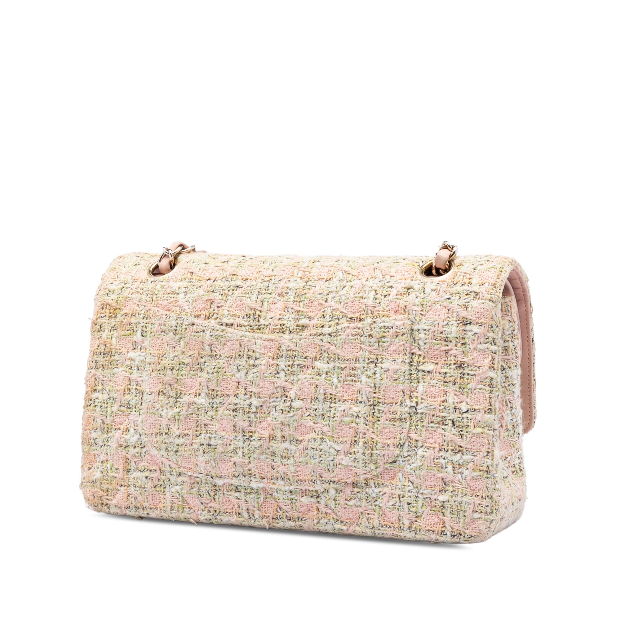 Chanel Medium Classic Tweed Double rabat