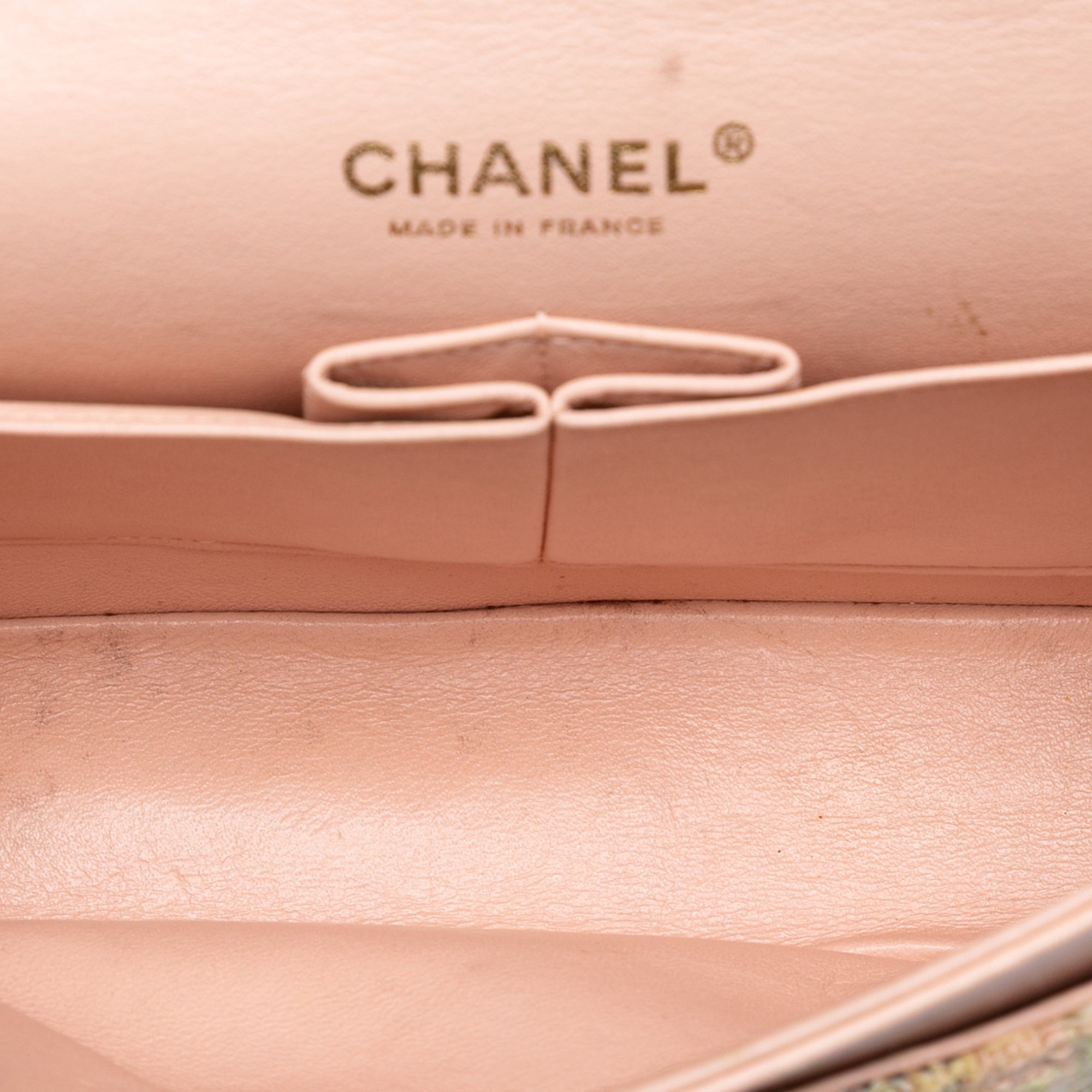 Chanel Medium Classic Tweed Double rabat