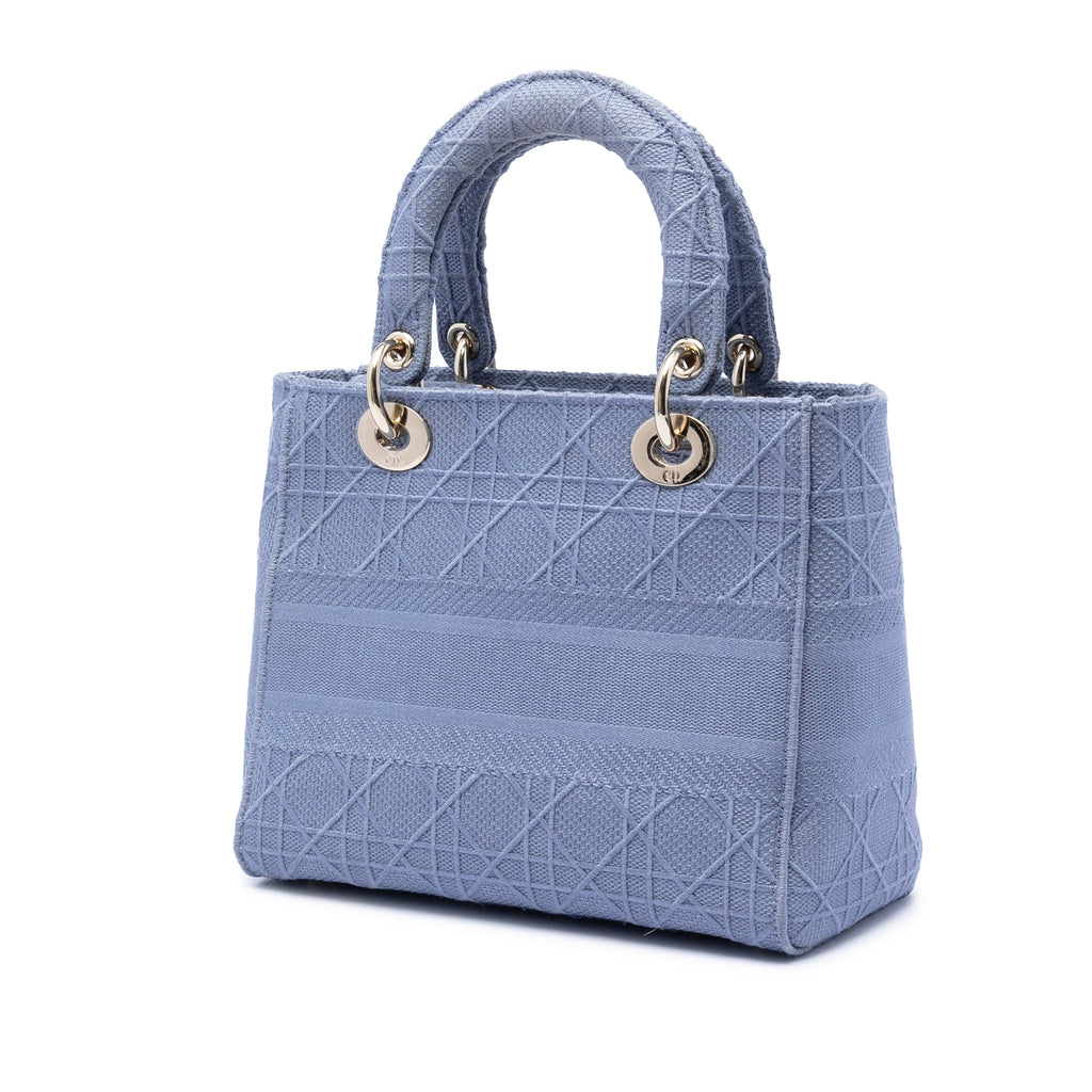 Dior Medium Toile Cannage Lady D Lite