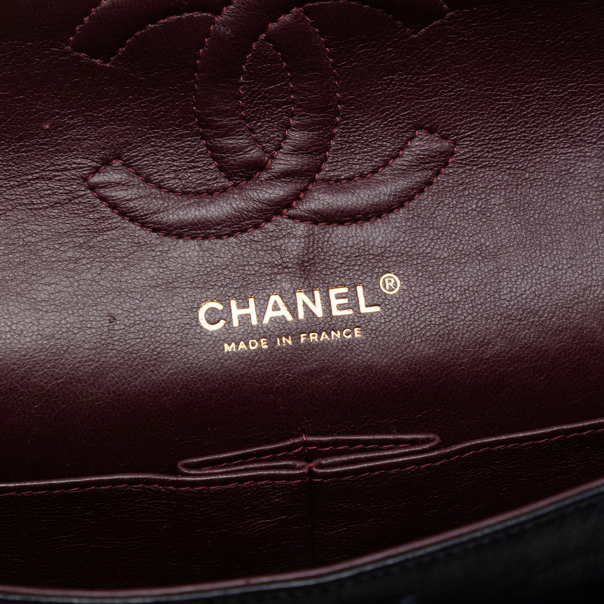 Chanel Medium Classic Cuir d’agneau Double rabat