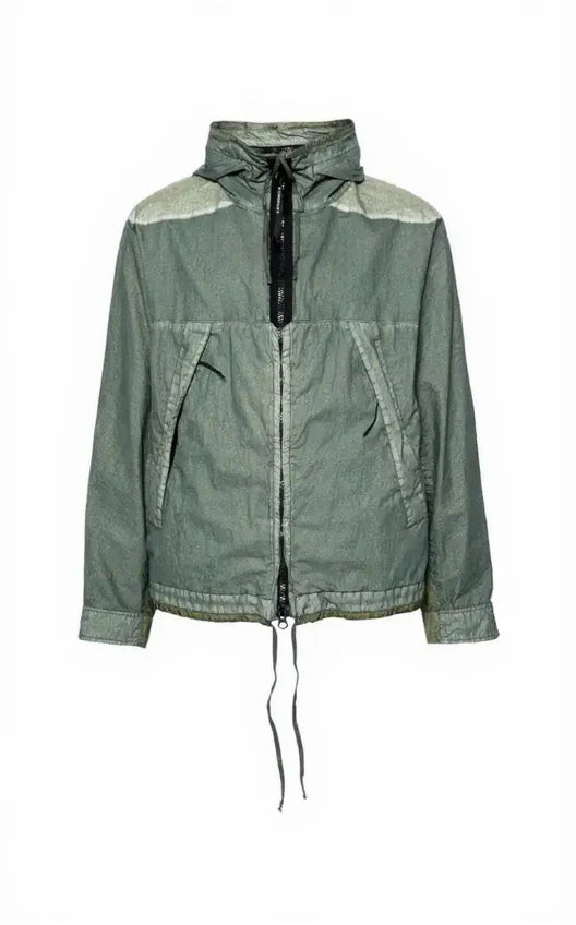 Cp Company 50 Fili Gum Mixed Goggle Jacket In Agave Green