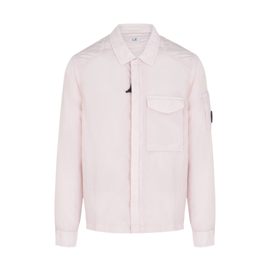Cp Company Chrome-R Pocket Overshirt in Heavenly Pink