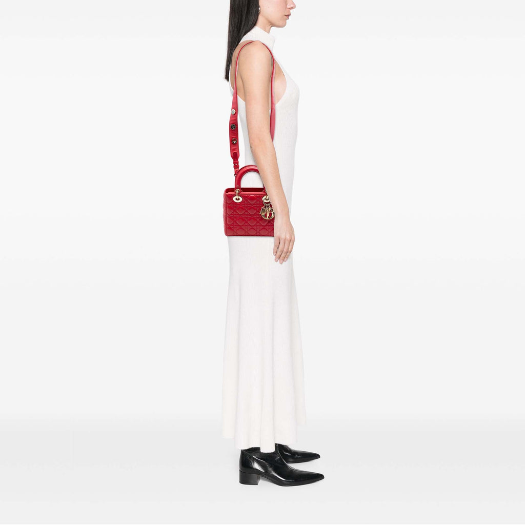 Dior Small Cuir d’agneau Cannage MyABCDior Lady Dior