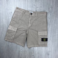 Stone Island 'Panama' Cargo Shorts - Desert