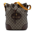 Gucci GG Supreme Neo Vintage Drawstring Bucket Sac