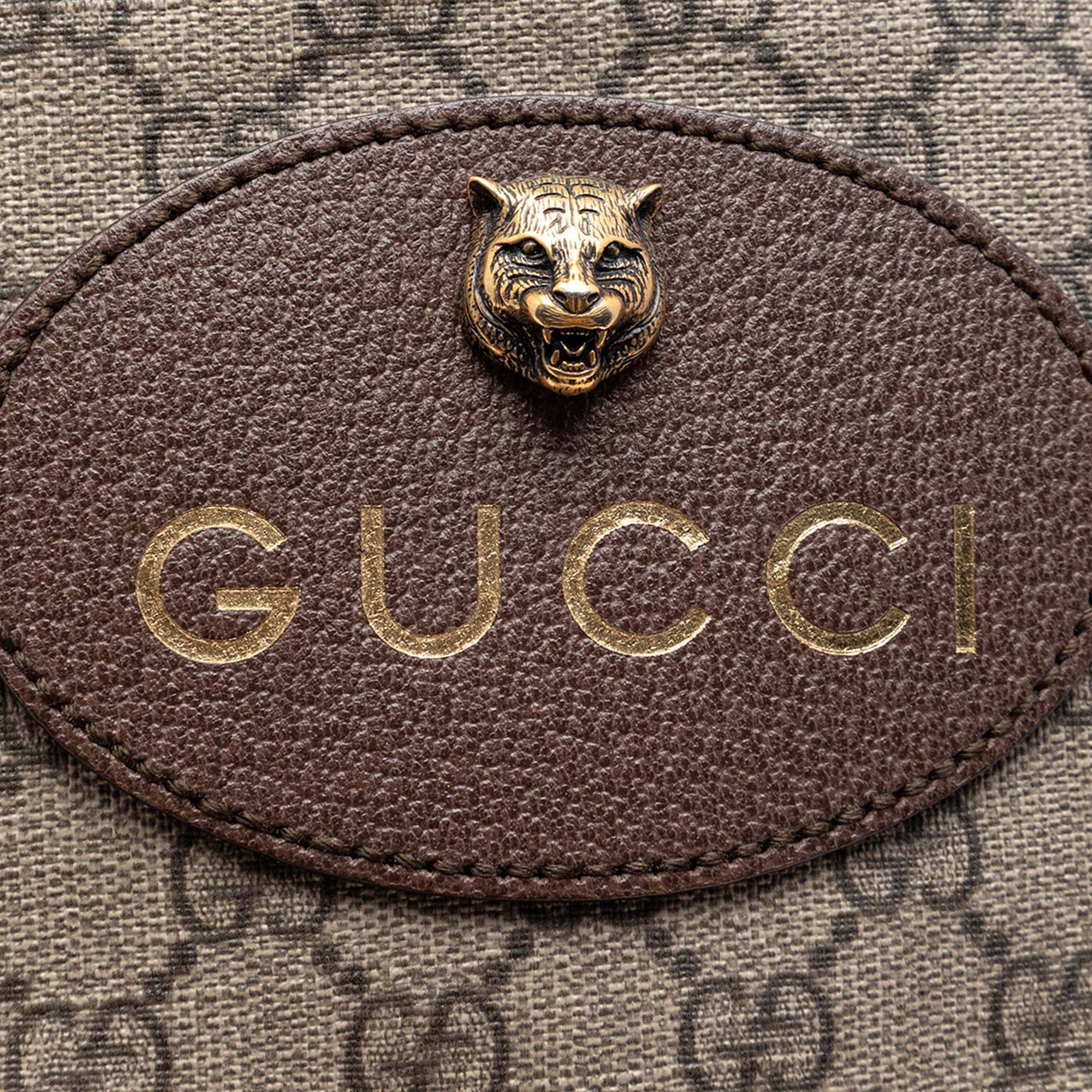 Gucci GG Supreme Neo Vintage Drawstring Bucket Sac