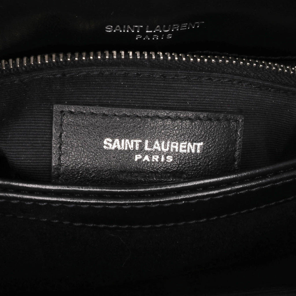 Saint Laurent Toy Matelasse Cotton Bandana Print Monogram LouLou Sac porté croisé