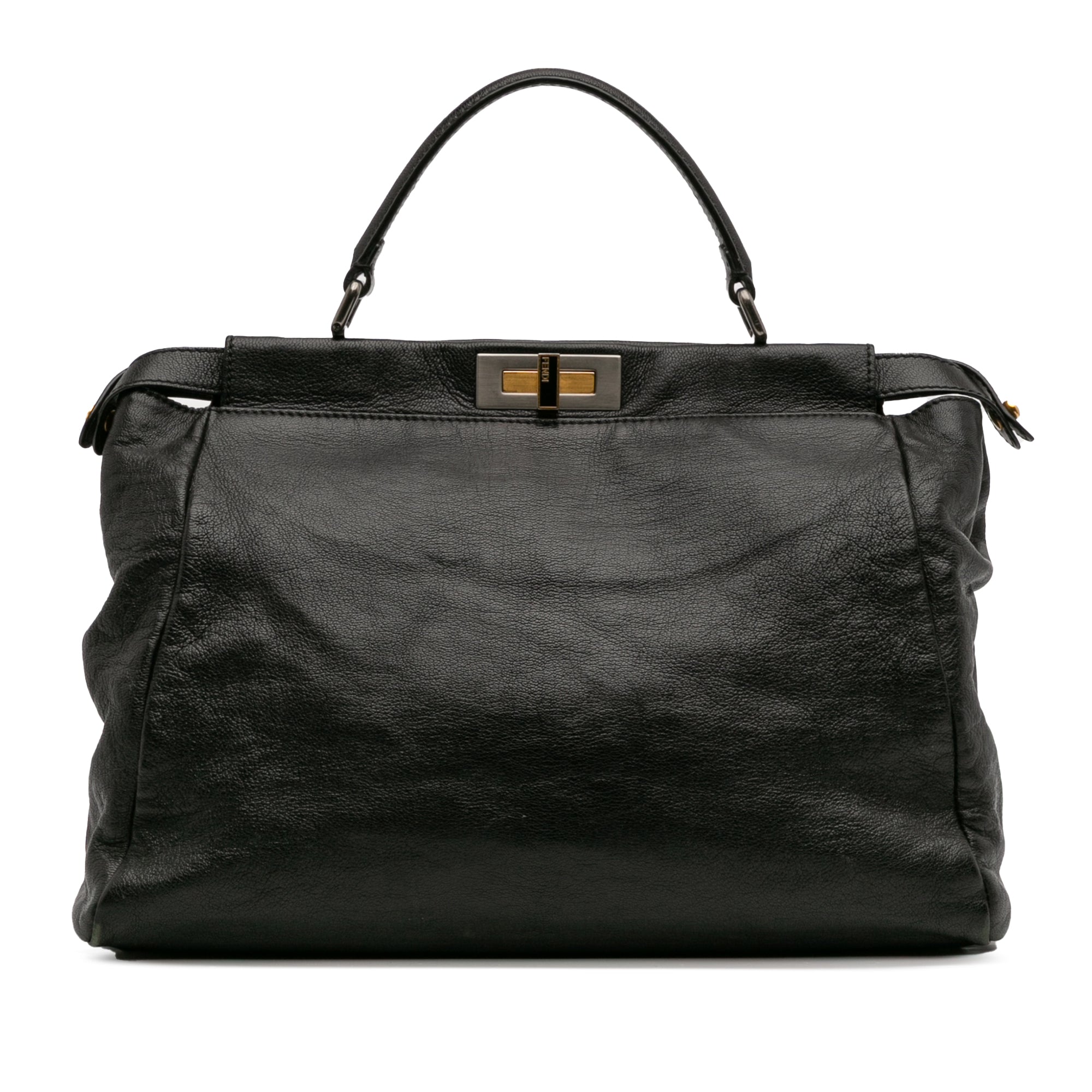 Fendi Large Cuir de chèvre Peekaboo Iconic Sac