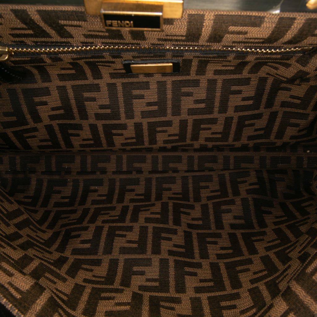 Fendi Large Cuir de chèvre Peekaboo Iconic Sac